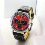 Breitling Fake Watch 42MM in Diameter Stainless Steel Sapphire Glass Red Watch